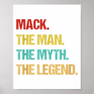 Männer Mack Der Mann Der Mythos Die Legende Poster