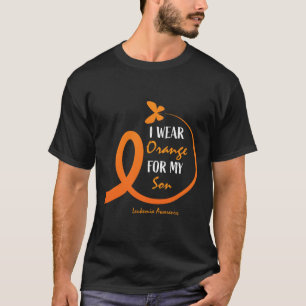 Männer Mama Frauen Ich trage Orange für meine Sohn T-Shirt