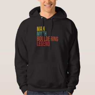 Männer Man Mythos Bouldering Legende Boulder Felse Hoodie