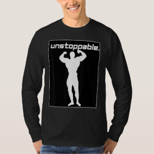 Männer Männer Gewichtheben Grafik Workout Gym Unau T-Shirt