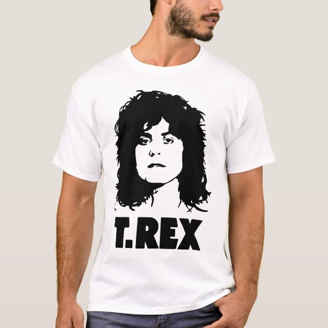 Männer Marc Bolans Rex UnisexLadyFit Metall Guru T-Shirt (Vorderseite)