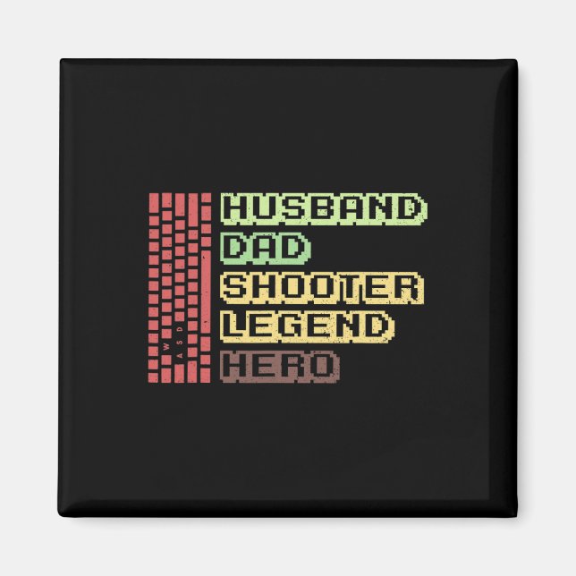 Männer-Maus-Gamer-Design für Ihren Computer-Gaming Magnet (Vorne)