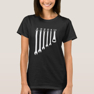 Männer Mechaniker Auto Bier Alkohol Schraubenschlü T-Shirt