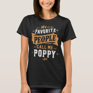 Männer Meine Lieblingsmenschen nennen mich Mohn Va T-Shirt