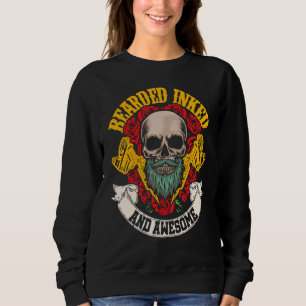 Männer mit Bart und Phantastischer Tattooot-Vater Sweatshirt