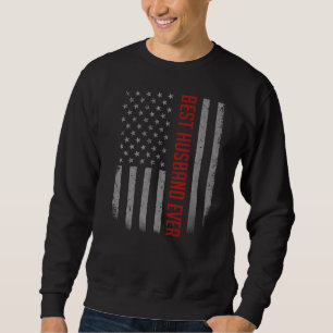 Männer mit der besten Ehemännchenflagge je amerika Sweatshirt