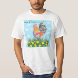 Männer mit Rooster T-Shirt