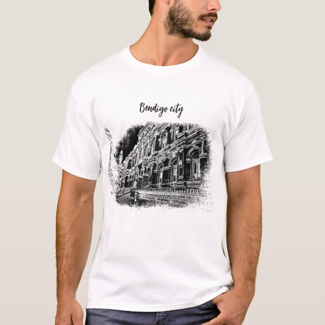 Männer mit weißem T - Shirt (Vorderseite)