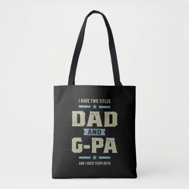 Männer mit zwei Titeln Vater und G-Pa (Vorderseite)