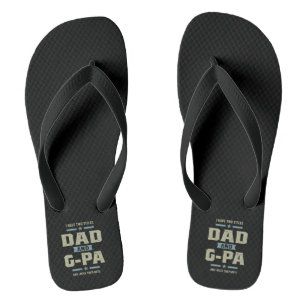Männer mit zwei Titeln Vater und G-Pa Flip Flops