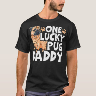 Männer Mops Vater Hundezüchter Hundebesitzer Vater T-Shirt