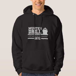 Männer Musterbohrübung - Unterbrechung des Barserv Hoodie