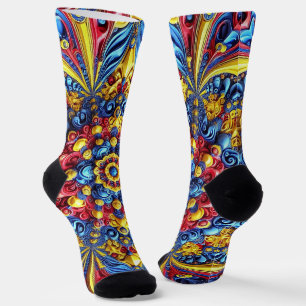 Männer nachhaltige Crew Socken mit rumänischen Far