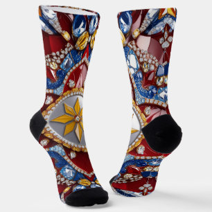 Männer nachhaltige Socken mit kolumbianischen Farb