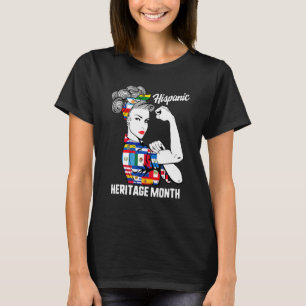 Männer Nationales hispanisches Erbe Monat Frau L T-Shirt