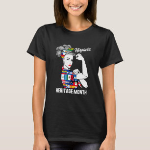 Männer Nationales hispanisches Erbe Monat Frau L T-Shirt