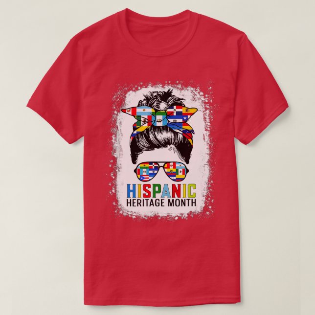 Männer Nationales hispanisches Erbe Monat Messing  T-Shirt (Design vorne)
