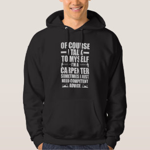 Männer natürlich spreche ich mit mir selbst Ich bi Hoodie