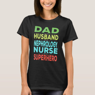 Männer Nephrologie Krankenschwester T-Shirt
