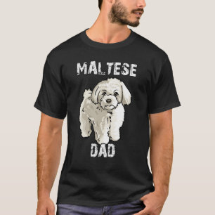 Männer Niedlicher maltesischer Vater Hund für Malt T-Shirt