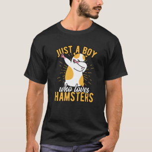 Männer nur ein Junge, der Hamster-Hamster-Besitzer T-Shirt