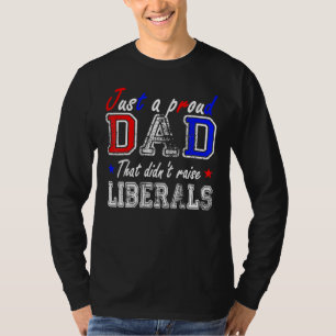 Männer nur ein stolzer Vater, der die Liberalen ni T-Shirt