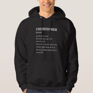 Männer oder Jungs Sarcastic Christopher Hoodie