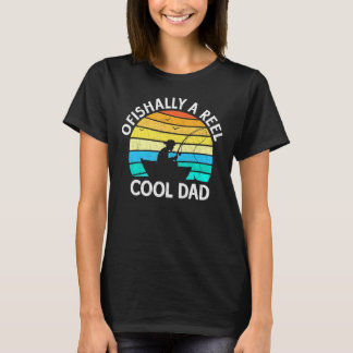 Männer Ofishally Ein Wirklich Cooler Vater Angeln  T-Shirt