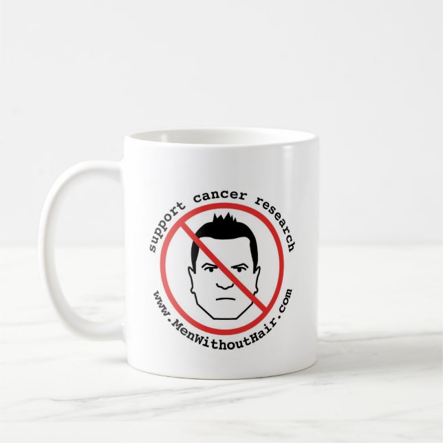 Männer ohne Haar-Tasse Tasse (Links)