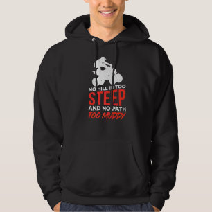 Männer ohne Hügel sind zu steil und kein Weg zu Mu Hoodie