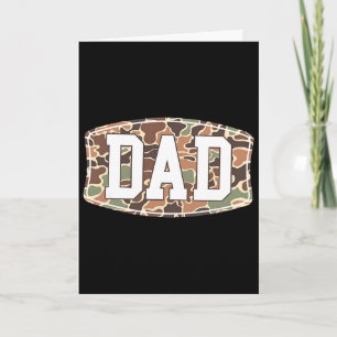 Männer Old School Tarnung Dad1 Karte