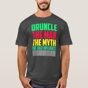 Männer Onkel Mann Mythos Einfluss Böse Lustiger On T-Shirt