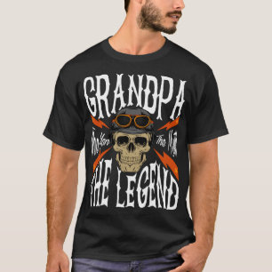 Männer Opa Der Mann Der Mythos Die Legende Design T-Shirt