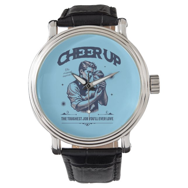 MÄNNER-PAPA CHEER UP UWATCH  ARMBANDUHR (Vorderseite)