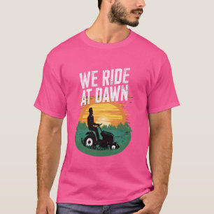 Männer Papa Lustige Gartenpflege Mähen Garten Vate T-Shirt
