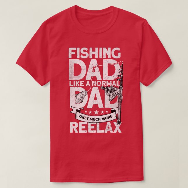 Männer PapaFischerei Fischer Angler654 T-Shirt (Design vorne)