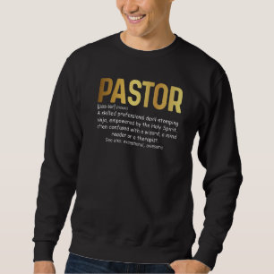 Männer Pastor Definition Christlich Katholisch Gem Sweatshirt