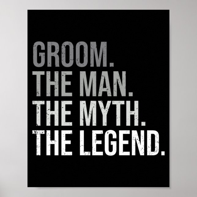 Männer pflegen den Mann den Mythos den Legende Jun Poster (Vorne)