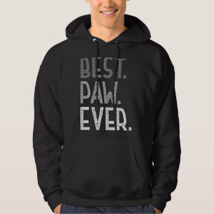 Männer Pfote für Großvater Männer Vatertag beste P Hoodie