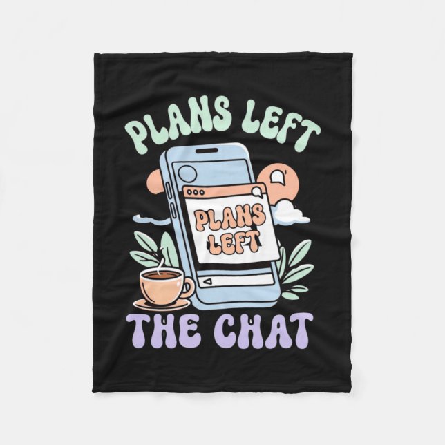 Männer Pläne verlassen den Chat Sommer Stimmung Le Fleecedecke (Vorderseite)