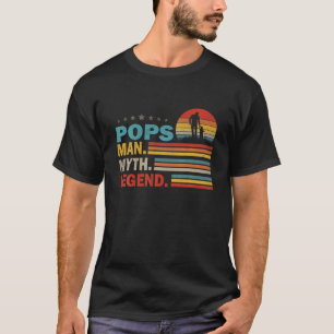 Männer-Pops-Mann-Mythos-Vintage-Pops-Legende-Vater T-Shirt