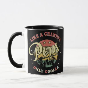 Männer Pops wie ein Opa, nur cooler Vintage Tasse