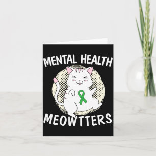 Männer Psychische Gesundheit Meowtters Katzenliebh Karte