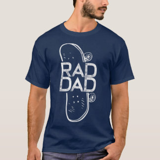 Männer Rad Dad Skateboard Vater Freund Freunde Ges T-Shirt