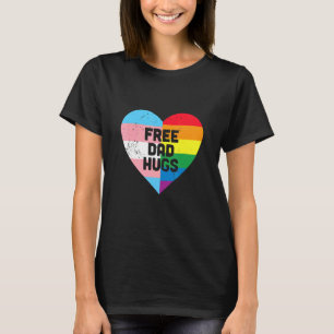 Männer Rainbow Blume - Freie Vater Schläger für Fr T-Shirt
