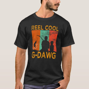 Männer Reel Cool G Kumpel Angeln Daddy Vintage Opa T-Shirt