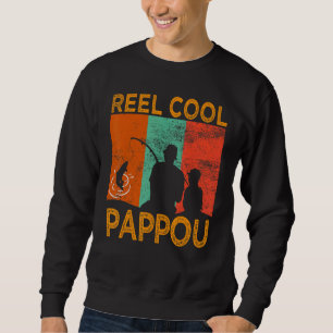 Männer Reel Cool Pappou Angeln Daddy Vintage Großv Sweatshirt