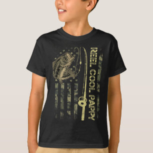 Männer Reel Cool Pappy Tarnung Amerikanische Flagg T-Shirt