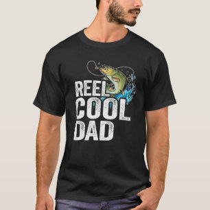 Männer Reel Cooler Vater Bass Fisch Opa Fischer Va T-Shirt