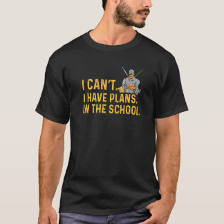 Männer reinigen Janitor für einen Schulverwalter T-Shirt